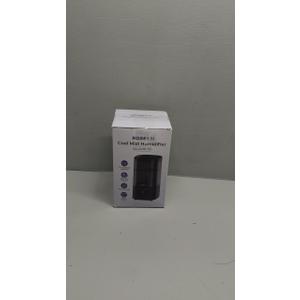 Humidifiers for Bedroom (1.1L), Small Cool Mist Humidifier for Home Plant and Baby Nursery, Quiet Ultrasonic Humidifier with 360 Nozzle, Auto Shut-Off, Filterless, Black