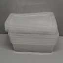 IRIS USA 6-Pack Storage Bins with Lids, 6 Quart - Crystal Clear, Shoe Boxes Stackable Containers Organize Shoes Closet Shelves, Teacher Tools Classroom Organization, Game - BPA-Free Plastic