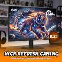 AOC 27 Inch QHD Gaming Monitor 240Hz 0.3ms, Overclock 260Hz, IPS, 2560x1440, G-Sync Compatible, HDR Ready, DisplayPort 1.4 HDMI 2.0, VESA Mount, 3-Year Zero-Bright-Dot, Q27G41ZE