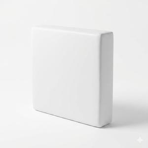 Replacement White Seat Cushion Size: 24" x 24" x 5"