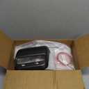 2PCS Rear Air Condition Vent Cover & Rear AC Anti Kick Cover Trim for 2021-2023 Model 3 and 2021-2024 Model Y, ABS Material More Fashion Not TPE & Leather (Matte Carbon Fiber Pattern)