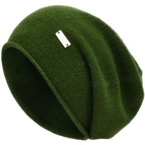 jaxmonoy Slouchy Knit Beanie Hat for Women Winter Soft Warm Ladies Laightweight Slouch Knitted Skull Beanies Cap (Green)