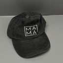 Waldeal Mama Hats for Women, Thank You Gifts for Mother, Adjustable Washed Embroidered Mom Baseball Cap Black, Black, One Size