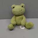 Apricot Lamb Toys Plush Velvet Frog Stuffed Animal Soft Cuddly Perfect for Child (Green Frog,9 Inches)