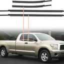 ACLONG Weatherstrip Window Seal Car Window Moulding Trim Sweep Felt Seal Kit Fit for Toyota Tundra Double Cab 2007-2019 68160-0C02068210-0C02068163-0C010 68164-0C010-4 Piece Set
