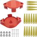 TOPEMAI AF-100 Trimmer Blades Head Compatible with Black & Decker GH600,GH900, LST220,LST300,LST400,LST420, ST7000, NST2118 String Trimmers, Edger, Weedeater