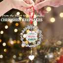 7 x Our First Christmas Ornament 2024, Metal Just Married Christmas Ornament as Mr and Mrs, 1st Christmas Married Ornament 2024, Bridal Shower Wedding Newlywed Gifts for Couple for Christmas Decoration