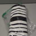 IOHOUZE Black and White Striped Rug 2.3'x3.6' Front Door Rugs Outdoor, Small Washable Area Rug for Front Porch, Spring Summer Doormats Outdoor Indoor, Cotton Rugs for Entryway Porch Entrance