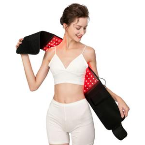 Red Light Therapy Belt, Infrared Light Therapy Wrap Red Light Therapy Device for Body with Timer for Back Shoulder Waist Muscle Pain Relief for Gift Women Men Gift