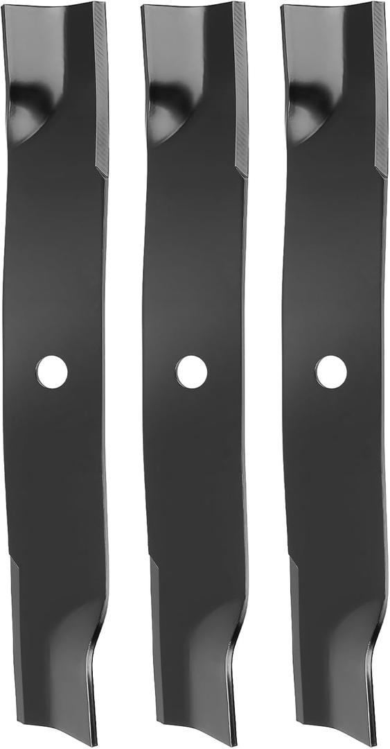 M128485 Mower Blades Fit for John Dee re 60" Deck, M131958 High Lift Blades Fit for John Dee re 60in Lawnmower 737 757 4210 4310, Replace for M144196 M163983 TCU15881, 3 Pack