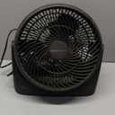 Amazon Basics Air Circulator Fan, Desk Fan for Bedroom, Home and Office, With 90-Degree Tilt Head, 3 Speed Settings, Lightweight (4.2 LBS), 70 Watts, Black, 14.8"Wx7.6"Dx14.1"H