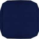 FLYMEI Patio Cushion Covers 31.5x31.5x4 Waterproof Outdoor Cushion Cover Replacement 1Packs Outdoor Seat Cushion Slipcover for Rattan Chair Sofa, Navy Blue