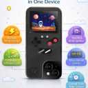 Game Phone Case, 168 Built-in Small Video Games, Black, Compatible with iPhone 13 Pro Max