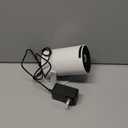 Mini Portable Projector 4K WiFi 6 BT 5.2 Upgraded Portable Projector Full HD Supported for Phone /PC /TV /HDMI /PS5 /Laptop Auto Keystone Home Theater 180 Rotation [Built-in App] White