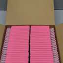 TahoeBay Bulk Blank Beer Can Cooler Sleeves (50-Pack) Sublimation Blanks for Vinyl Plain Soft Foam Can Sleeves Coolers for Soda Cans & Bottles Black, White, Assorted Solid Color (Neon Pink)