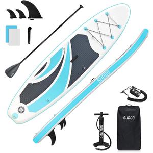 SUDOO 10'6" Inflatable Stand Up Paddle Board for Adults of All Skill Levels