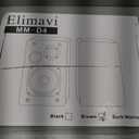 Elimavi Passive Bookshelf Speakers, Requires a Receiver or Amplifier, Brown