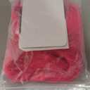 Hot Pink Wigs, 14 Inch Hot Pink Short Bob Wig with Bangs for Women Girls, Loose Wavy Hair Shoulder Length Synthetic Colourful Wig for Cosplay Daily Party Use, Adjustable Straps Wigs with Wig Cap