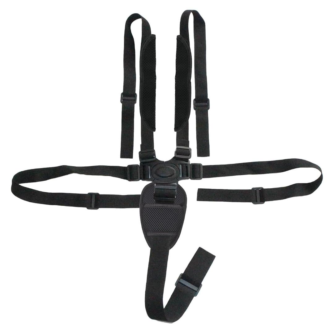 Universal 5 Point Harness Belt for Child Kid, Adjustable Harness Seat Belt Stroller for High Chair Stroller for Kids, Harness Belt with Baby Shoulder Strap and Crotch Harness Pads Universal 5 Point Harness Belt for Child Kid, Adjustable Harness Seat Belt Stroller for High Chair Stroller for Kids, Harness Belt with Baby Shoulder Strap and Crotch Harness Pads