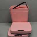 2 Pack 2.7 Gal Bathroom Trash Can with Lid, Automatic Trash Can Small Smart Garbage Can Touchless, Slim Motion Sensor Waterproof Plastic Trash Bins for Bedroom Office Kitchen Toilet Pink