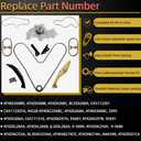 AT4E6268BE Timing Chain Kit w/Water Pump Fit For Ford Edge Explorer Taurus Police Flex, Lincoln MKS/MKZ/MKX 3.5L 3.7 L 2011-2019 V6 AW6348 9-5689