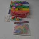 Lenwen 120 Pcs Rainbow Piata Set, Multicolor Birthday Party Piata with Blindfold Stick and Confetti Carnival Prize for 4th Anniversary Cinco De Mayo Fiesta Decor(Number 8)