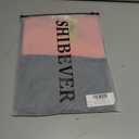 SHIBEVER Long Sleeve Women Tops: Fall Casual Tunic Shirts for Womens Round Neck Twist Knotted Tee Blouses Color Block Pink M