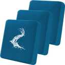 Smiry Waterproof Couch Cushion Covers, Stretch Washable Sofa Cushion Cover, Soft Sofa Slipcover Elastic Non-Slip Furniture Protector for Pets, Kid (3 Pack, Deep Teal)