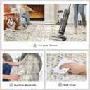 2x6 Runner Rugs for Hallway Non-Slip Fall Runner Rugs with Rubber Backing Washable Rug Runner for Kitchen Bedroom Vintage Distressed Carpet (Border Cream)