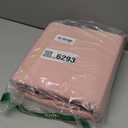 Hearth & Harbor Queen Duvet Cover Set - 3 Piece Soft Prewashed Bedding Set - Includes 1 Duvet Cover 90x90 inches with Zipper Closure and 2 Pillow Shams, Blush Pink, Comforter Not Included