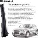 Panoramic Sunroof Sunshade Shade Curtain Cover for VW Jetta Golf Tiguan Audi Q5 1K9877307B (Grey, 1)