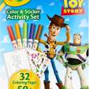 Crayola Color & Sticker Activity Set - Toy Story 5, Includes Coloring Pages, Stickers & Washable Markers, Travel Activity, Art Gift for Kids, Ages 3+
