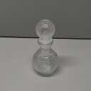 European Glass Bottle with Airtight Stopper, Liquor Decanter, 8 Ounce