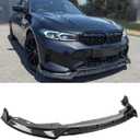 Front Lip Compatible with BMW G20 3 Series M Sport LCI 2023-2026 330i 330e M340i & xDrive Models, Air Dam Lower Chin Bumper Spoiler Splitter, Protection Body Kit (Carbon Fiber Pattern)