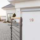 20 Pieces House Numbers Mailbox Numbers 0-9, 3D Door Address Numbers Self Adhesive Mailbox Numbers Sticker or House, Apartment, Office, Hotel Room, Mailbox Signs (Bronze,3 Inch)