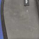 Amazon Basics Durable 3 Ring Zipper Binder with Multiple Pockets and Shoulder Strap, O-Ring Closure, Large Capacity, 4 inches, Blue