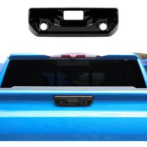 RT-TCZ Tailgate Handle Cover Rear Door Handle Cover Trim Decoration Exterior Accessories for Chevrolet Silverado/GMC Sierra 2019-2024,Black
