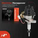 A-Premium Ignition Distributor with Module and Cap and Rotor Compatible with Toyota 4Runner 1984, Pickup 1982-1990, Celica 1982-1984, Corona 1982, 2.4L