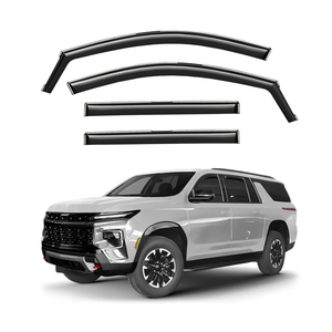 Vvwmluui Tap-On Window Visor Deflector Visors Compatible with Chevrolet Traverse 2024 2025 2026, 4pc Rain Guard Extra Durable Sun Wind Air Side Vent Window Deflector