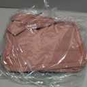 Travel Toiletry Bag for Women, Lightweight Large Quilted Puffy Makeup Bag Wide-open Make up Organizer Cloud Cosmetic Bag w/Handle for Traveling, Toiletries Essentials Accessories Dark Pink