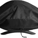 Unicook Waterproof Portable Grill Cover for Weber Q2000, Q200 Series and Baby Q Gas Grill, Compared to Weber 7111, All Weather Protection, Black
