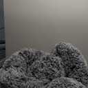 Donut Dog Bed Medium Size Dog 36 Inch, Round Cat Beds for Small Medium Dogs and Cats with Washable Fluffy Faux Fur, Cute Comfort Pet Bed with Anti-Slip Bottom, Grey