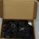 Perfect Curve CapRack | Over-The-Door Hat Organizer for Baseball Caps | 2 Straps, Holds 18-36 Adjustable Caps | Black