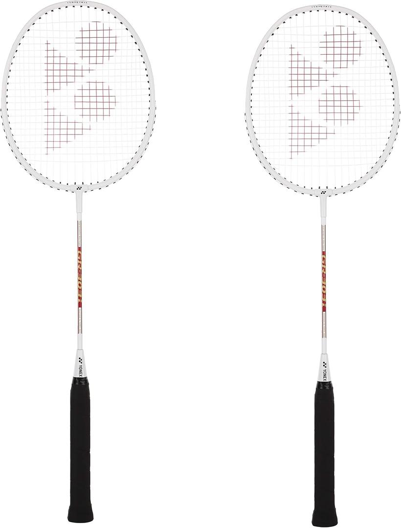 YONEX GR 303i Aluminium Strung Badminton Racket with Full Racket Cover (White) | for Beginners | 83 Grams | High Durability