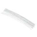 Patikil 28 Gauge 14" Floral Stem Wire, 100 Pcs Paper Wrapped Iron Artificial Flower Stem Accessories for DIY Bouquet and Craft Decoration, White