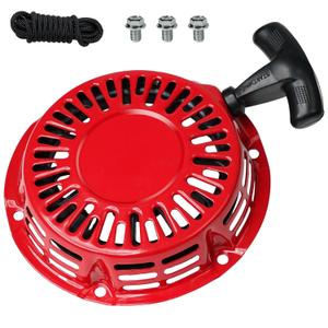 Pull Start Assembly Recoil Starter Fit Honda GX120 GX160 GX200 Pull Starter (Steel Rod Paws) Engine 4/5.5/6.5hp Motor Replace # 28400-ZE1-003ZF 28400-ZH8-013YA with Pull Rope