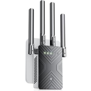 2026 WiFi Extender Signal Booster Range Up to 15888+ Sq. Ft. WiFi Booster for Home Supports 68+ DevicesWiFi Repeater with Ethernet Port, 1-Tap Setup Internet Extender Compatible with 99% Routers