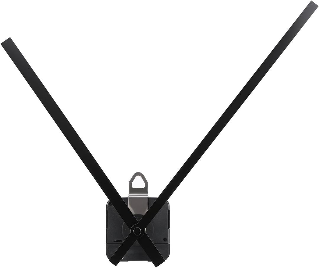 Hicarer High Torque Clock Movement Mechanism with Long Straight Hands 250mm/9.8 Inches