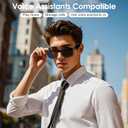 Smart Glasses, Bluetooth Sunglasses for Women Men, Open Mic&Speakers, Voice Assistant, UV Protection