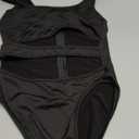 BEAGIMEG Women's Tank Top Cut Out Sleeveless Bodice Bodysuit Party Clubwear Black L